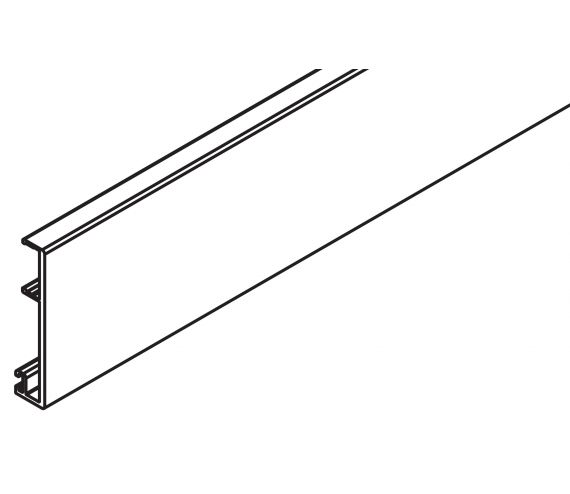 FASCIA HAWA BANIO 40, ALU, ANODIZED, L= 6000MM