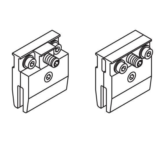 CABLE HOLDER HAWA PORTA 100 G SYNCHRO, ALUMINUM