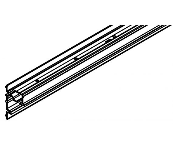 RUNNING TRACK HAWA PORTA 100 GF/GFO, ALU PRE-DRILLED, L= 2500 MM