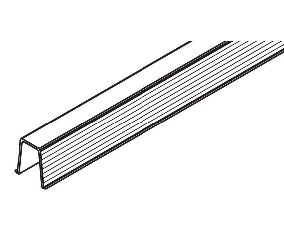 GUIDE PROFILE 3000 MM, PLASTIC, GROOVE MOUNTED, SET OF 5 PIECES