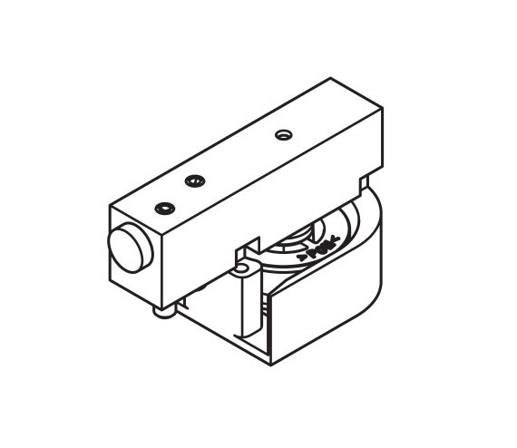 GUIDE PULLEY WHEEL MATCHING WITH TOP TRACK HAWA JUNIOR 80