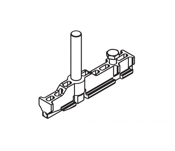 SUSPENSION PLATE HAWA JUNIOR 250/G, WITH HANGER BOLT M12