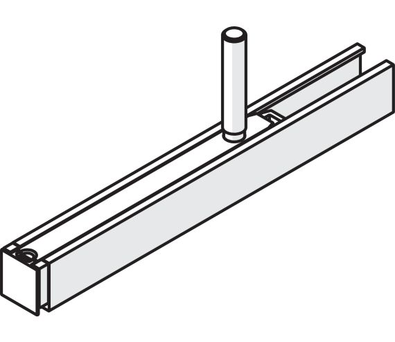 TOP FIXED SUSPENSION WITH SUSPENSION PLATE AND A 20 MM LONGER HANGER BOLT M10