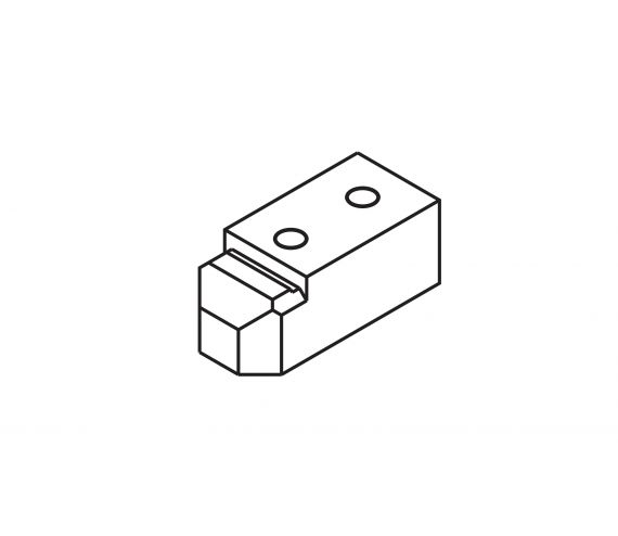 TOP TRACK FASTENING FOR REMOVABLE TOP TRACK FOR A MAX. DOOR CLEARANCE WITH 800 MM FOR HAWA JUNIOR 40