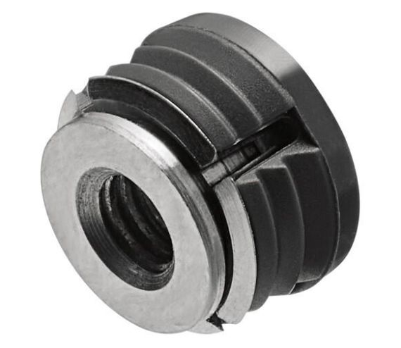 EXPANDO T APART  70T4532T  DUEB  V100 TGR
voor frontdikte van 8-14 mm
voor schroef M4 / boordiepte 6