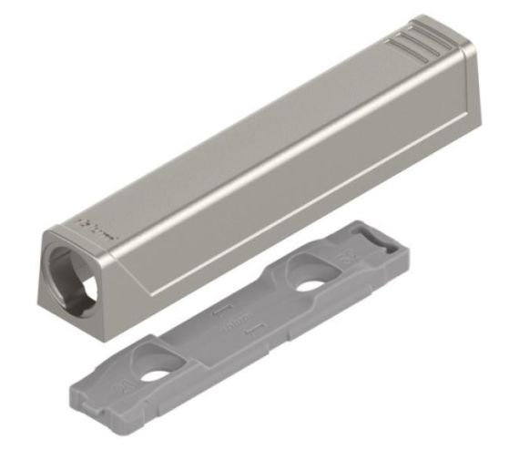 TIP-ON LANGE ADAPTERPLAAT RECHT MAAT A20/32 KLEUR: NIKKEL GELAKT 956A1201   TIP-AP V50NI-L