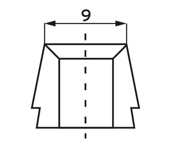 GLASLAT BEVESTIGINGSCLIPS A321/1 R10 ( 100 st / zakje )