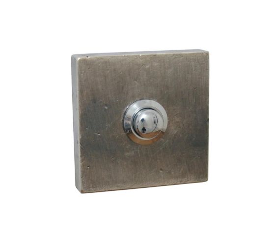 STUK DEURBEL UD152 ZILVER (BS) SQUARE