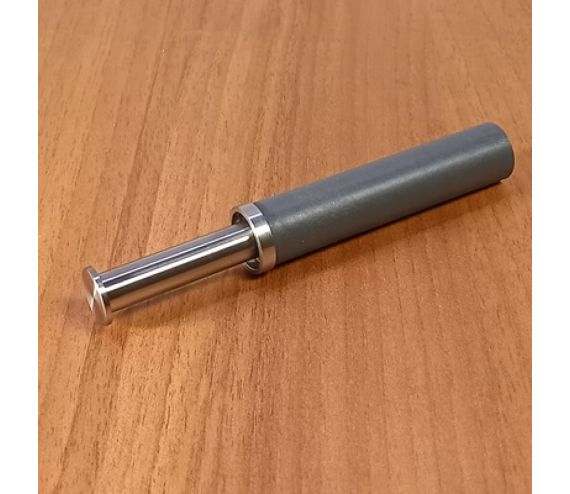 KAPSTOK HOUDER / JASHAAK PUSH TO OPEN DIA 20 X L90 / ROSAS 22 MM / KLEUR INOX