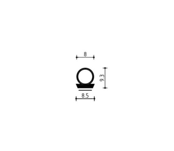 DEVENTER DICHTING S 9612 K ZELFKLEVEND WIT (100 MTR / ROL)