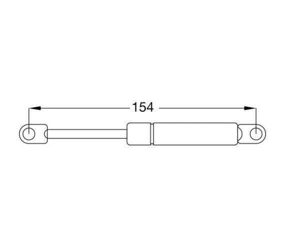 Gasveer 300 N, 154 mm