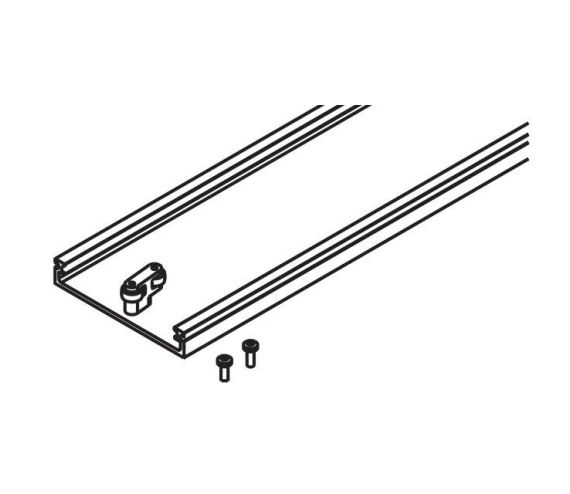 HAWA CONCEPTA 3 CONNECTOR BODEM 110 MM, LENGTE 500 MM, VOOR TWEE PIVOT-/SCHUIFDEUREN