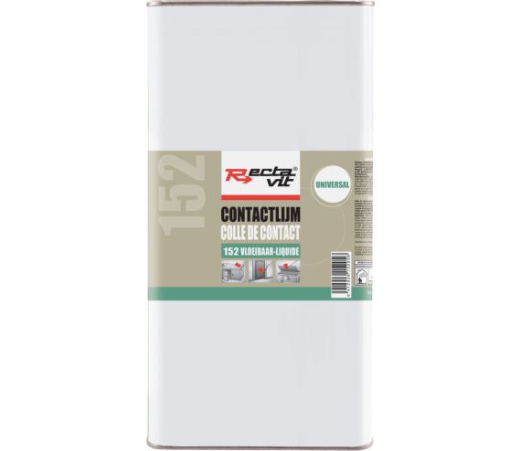 RECTAVIT 152 UNIVERSAL VLOEIBAAR UNIVERSELE VLOEIBARE CONTACTLIJM 5L GEEL, BEIGE