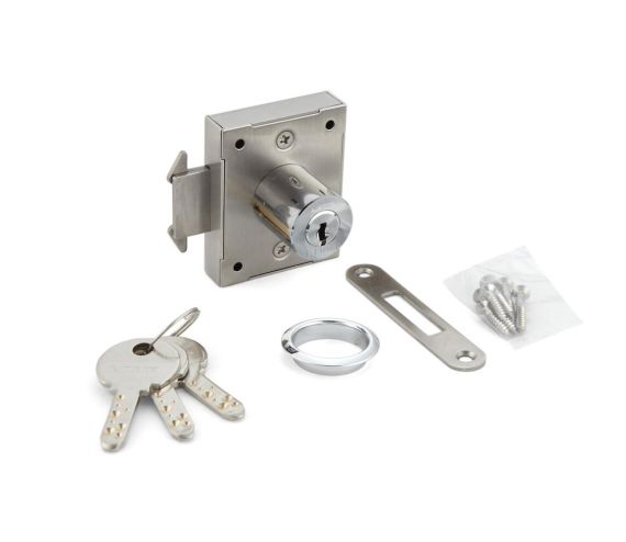 7810K-24-CR-L-D CABINET LOCK, KEYED ALIKE