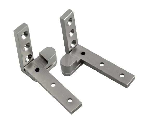 PAW-50 INSET DOOR PIVOT HINGE per paar  ( 2 paar per deur)