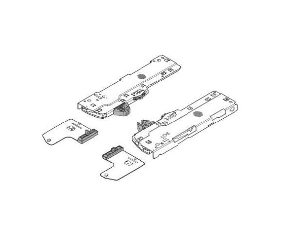 TIP-ON BLUMOTION SET L+R - BELASTING 35-70 KG (L5) VOOR LEGRABOX EN MOVENTO NL350-750 INCL. MEENEMER