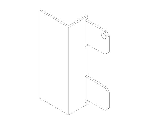 XINNIX VERBINDING VR DEUR PLINT F1 COO2A