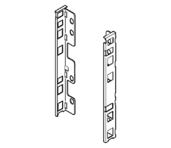 LEGRABOX RUGWANDHOUDER C-HOOGTE L+R POLARZILVER