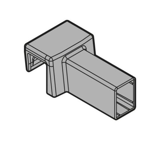 AMBIA-LINE RELINGHOUDER - ZIJDEWIT ZC7U10E0   REL-HAL 80SW-M