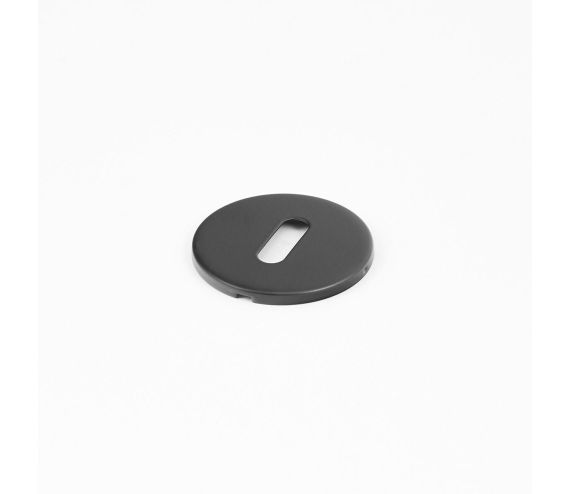 SLEUTELROZET ROND BB 4 MM MAT ZWART