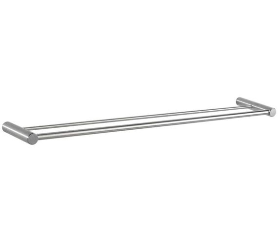 YLD INOX DUBBELE HANDDOEKHOUDER  L:500 MM: KU02 500 x 100 mm. INOX MATE