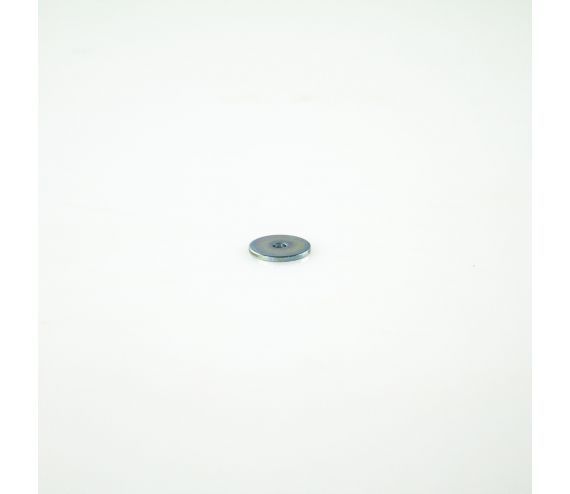 METALEN TEGENPLAAT DIA 18MM - DIKTE 4MM X 1,5MM - BLAUW VERZINKT